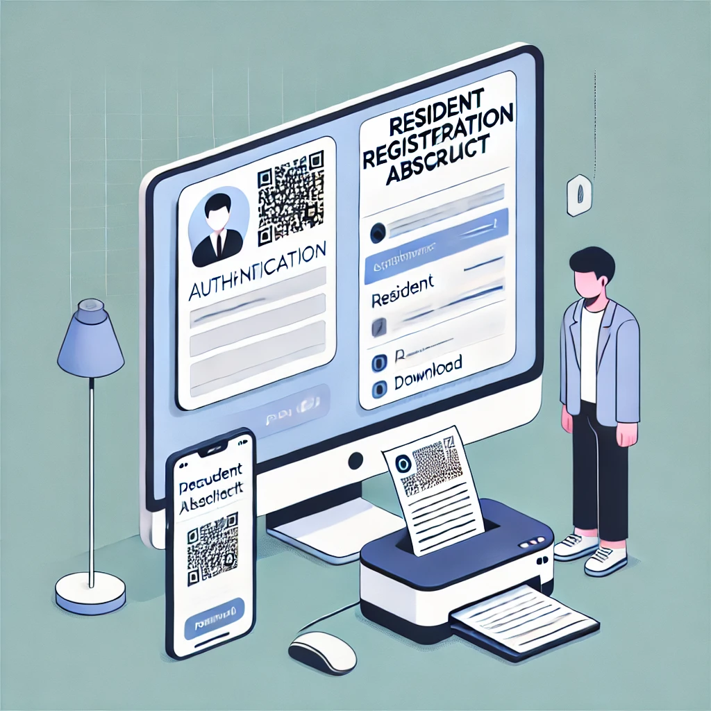 주민등록초본 인터넷발급 방법 및 절차