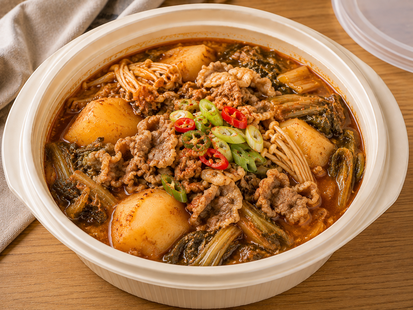 우삼겹 감자탕