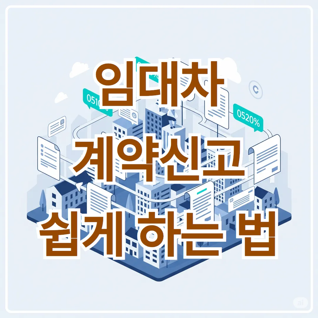 정부24와 RTMS로 임대차 계약신고 쉽게 하는 법