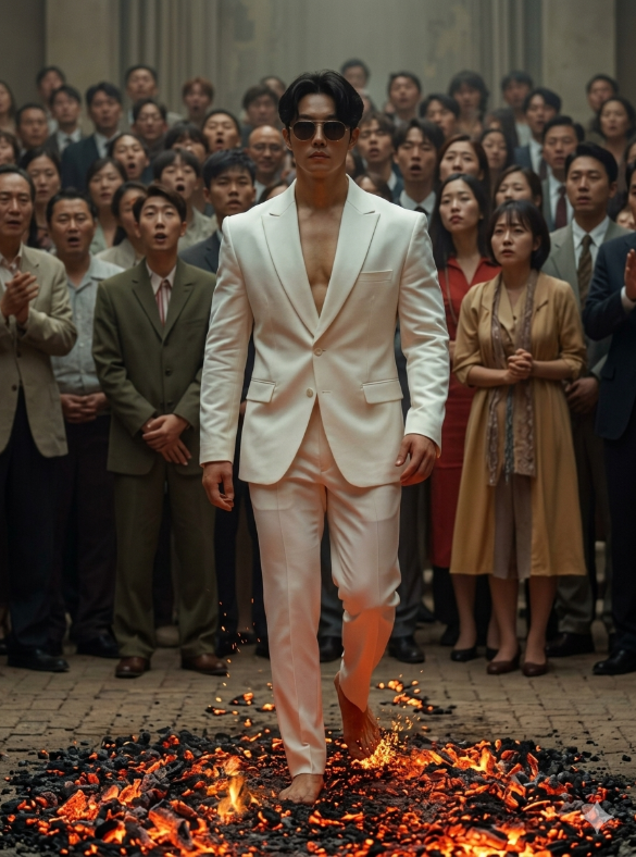 신비한 TV 서프라이즈 쿠다 벅스, 430도 숯불 위를 걷는 파이어워킹의 비밀과 과학적 분석 이미지