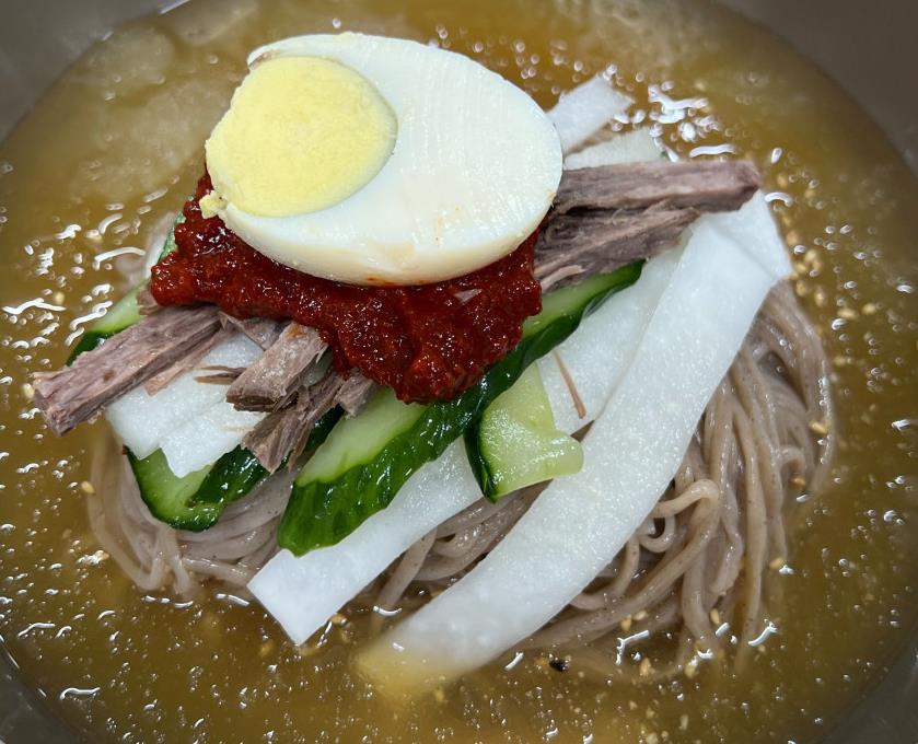 시원한 냉국물의 6시내고향 의령 소바