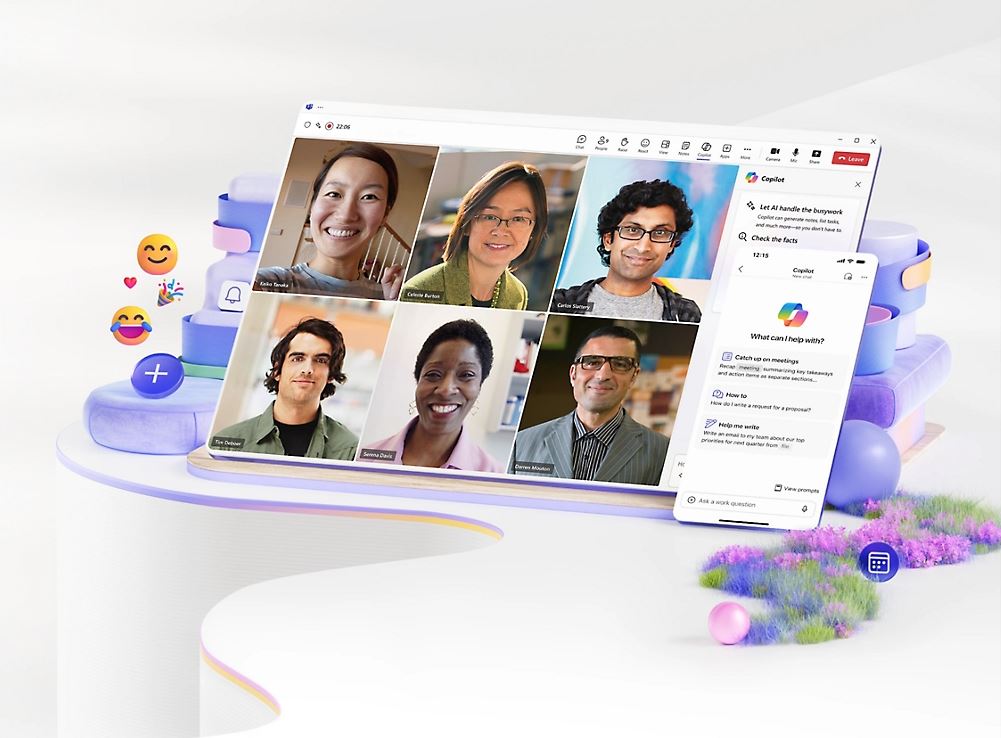 출처: Microsoft Teams 홈페이지 ❘ Microsoft teams 업무포탈 화면