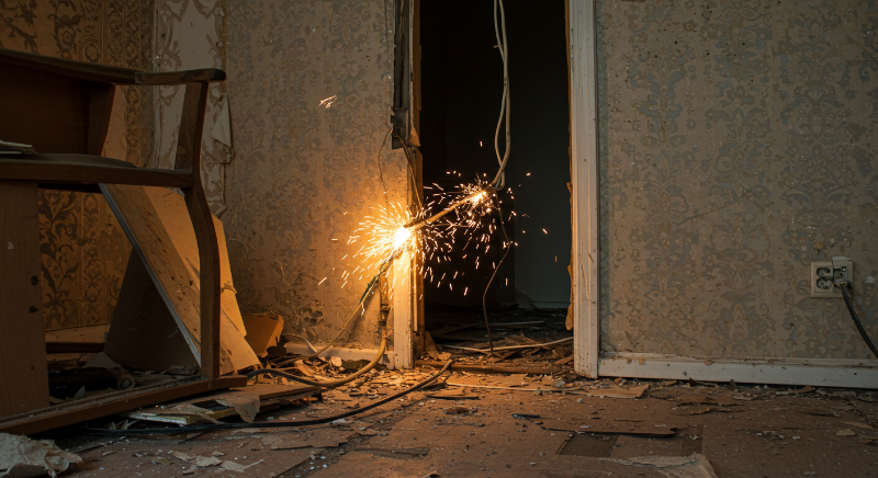 전기 합선으로 인한 화재 위험