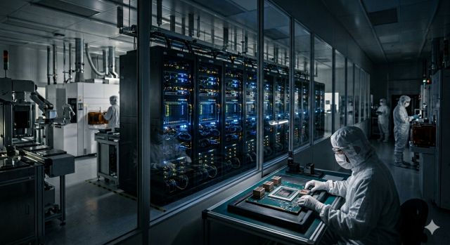 삼성전자 AI 반도체 HBM 서버와 데이터센터 구조 이미지