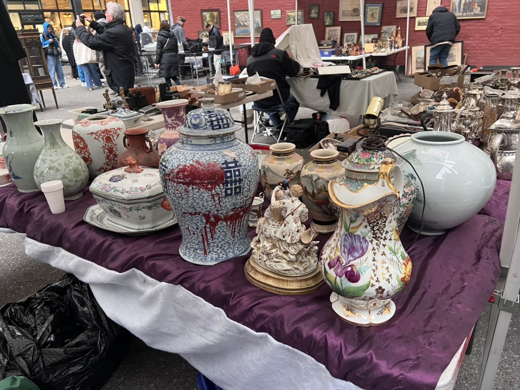 뉴욕 첼시 플리마켓 골동품