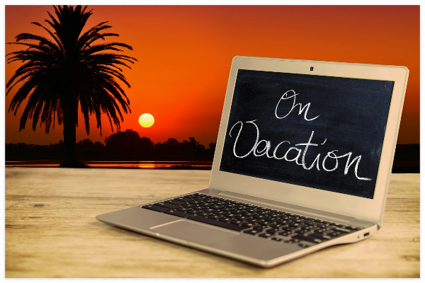 휴가 중인 직장인의 상태