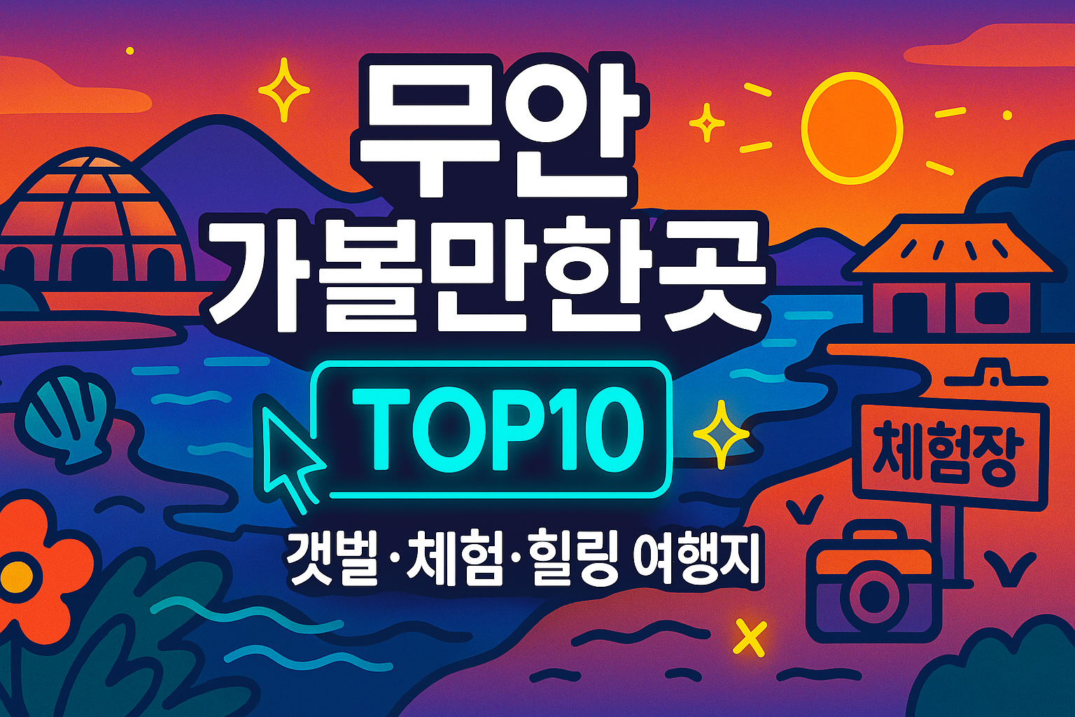 무안 가볼만한곳 베스트10