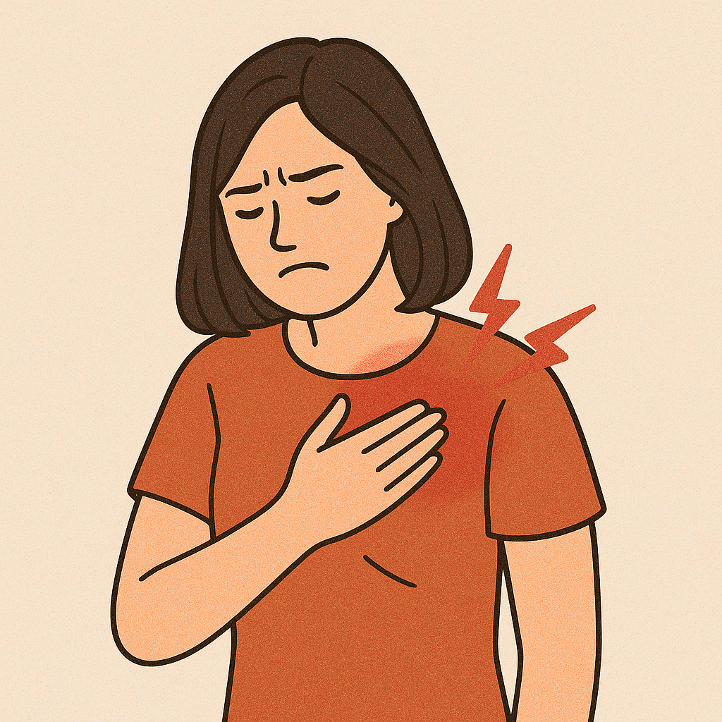 가슴 통증 관련질환 원인과 증상