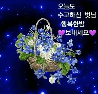 밤 인사 이미지 20개 따뜻한 말 한마디 전하세요 정리_5