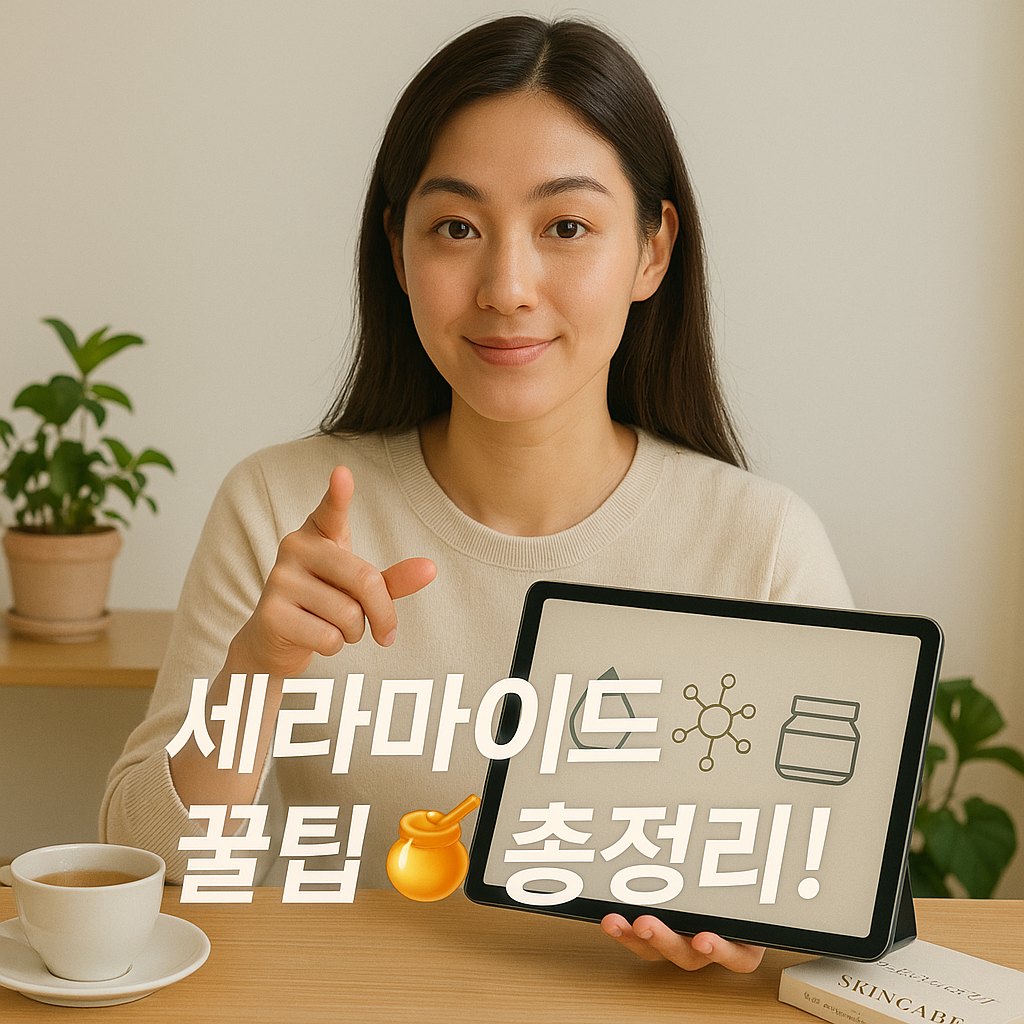 세라마이드 꿀팁 🍯 총정리!