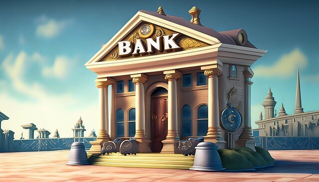ai생성 은행 건물 이미지