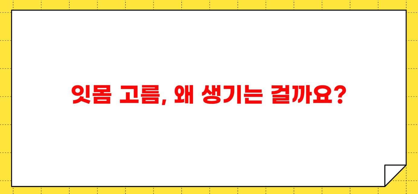 잇몸 고름 임플란트 후 나타날 수 있는 증상들