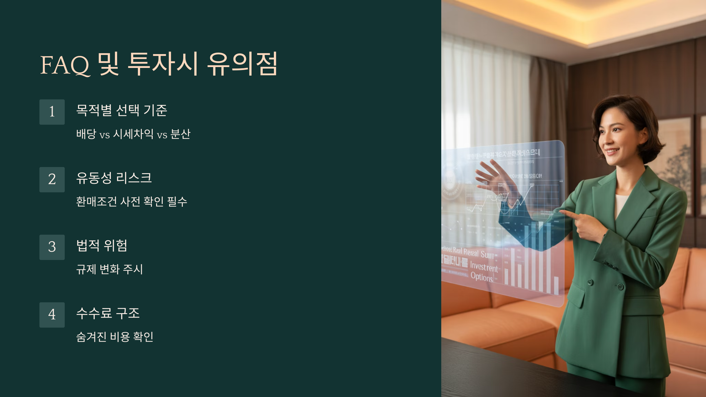 세금 및 안정성 비교표