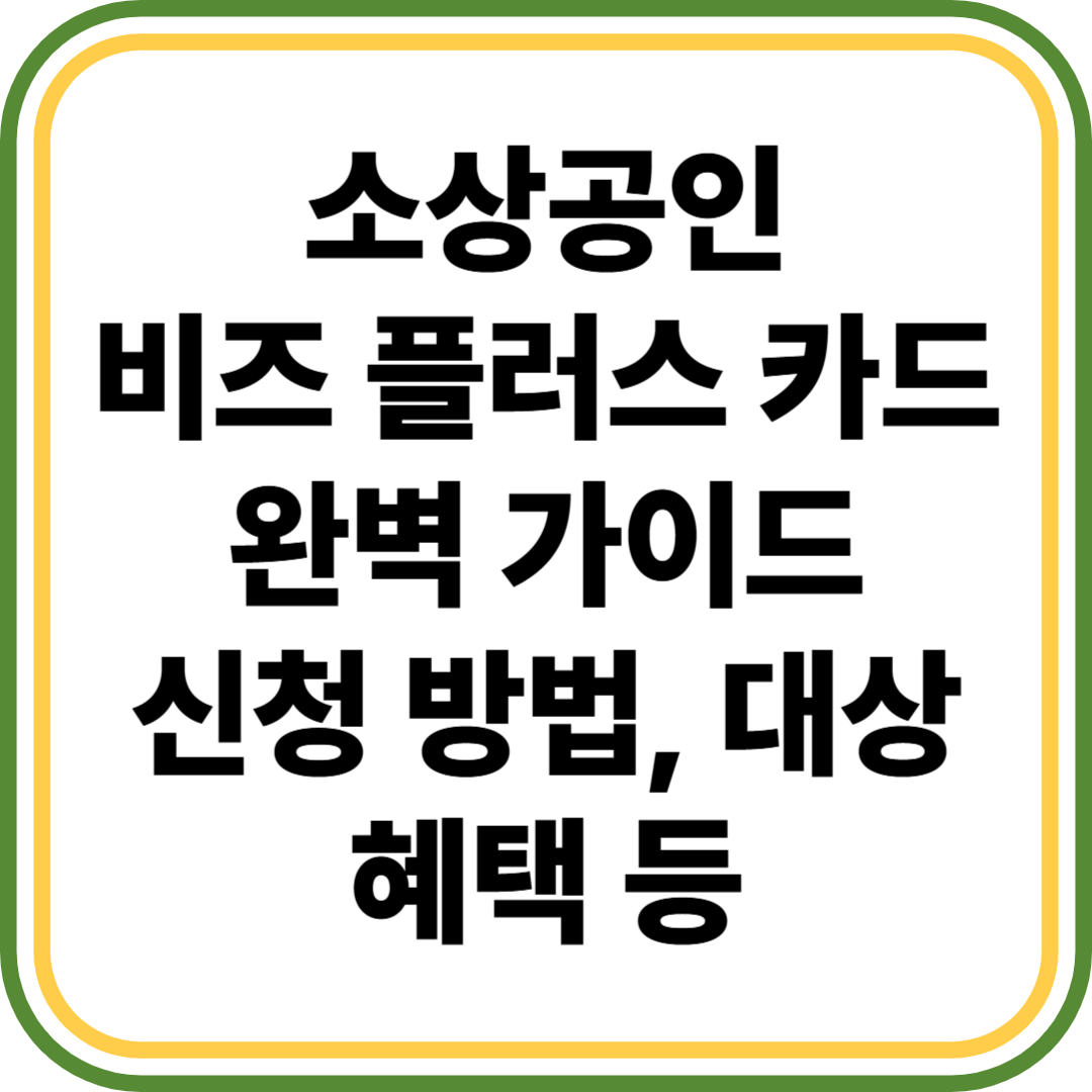 비즈 플러스 카드