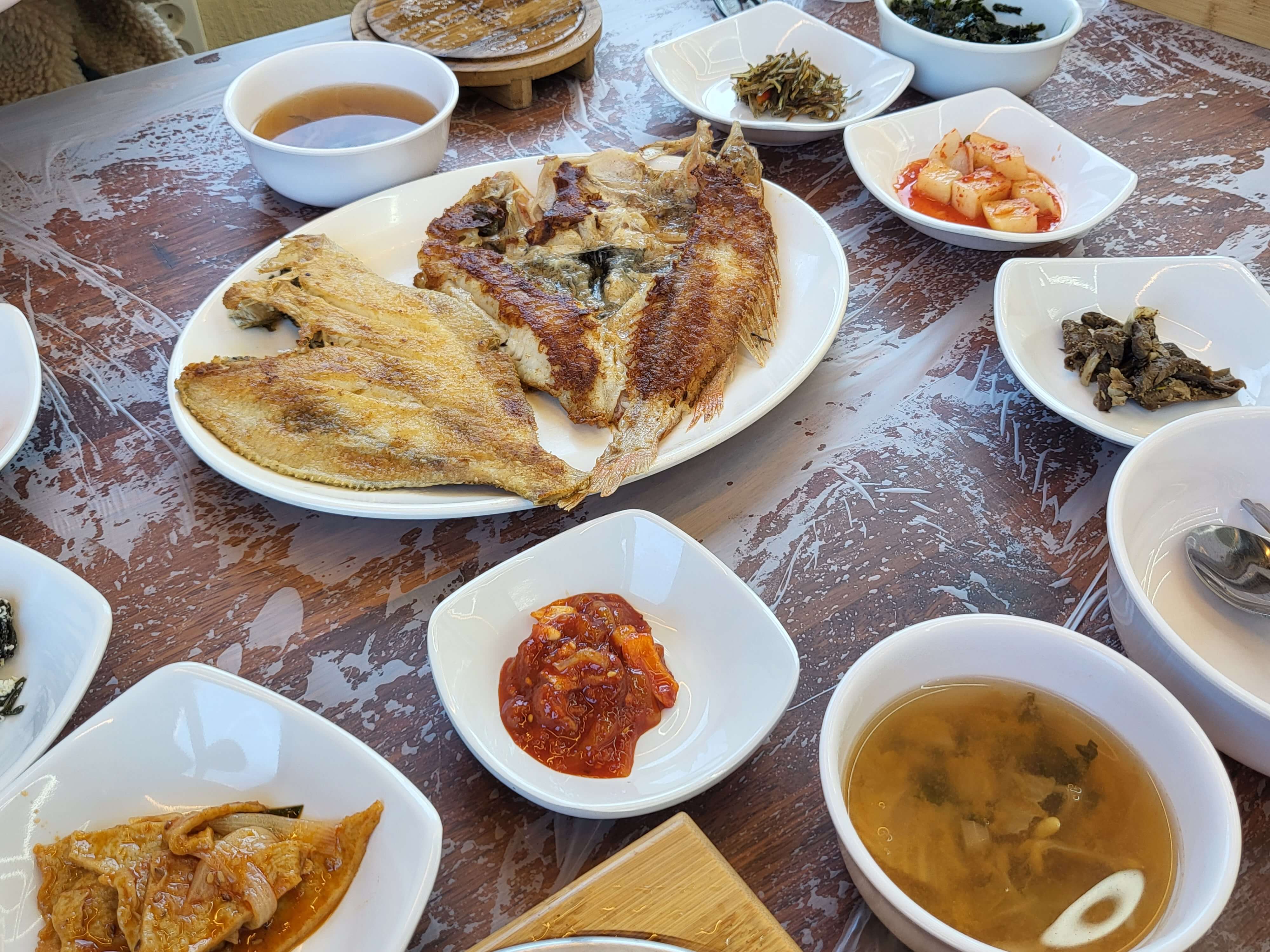 신진도 행복한 아침 멍게밥, 굴솥밥, 생선구이-2