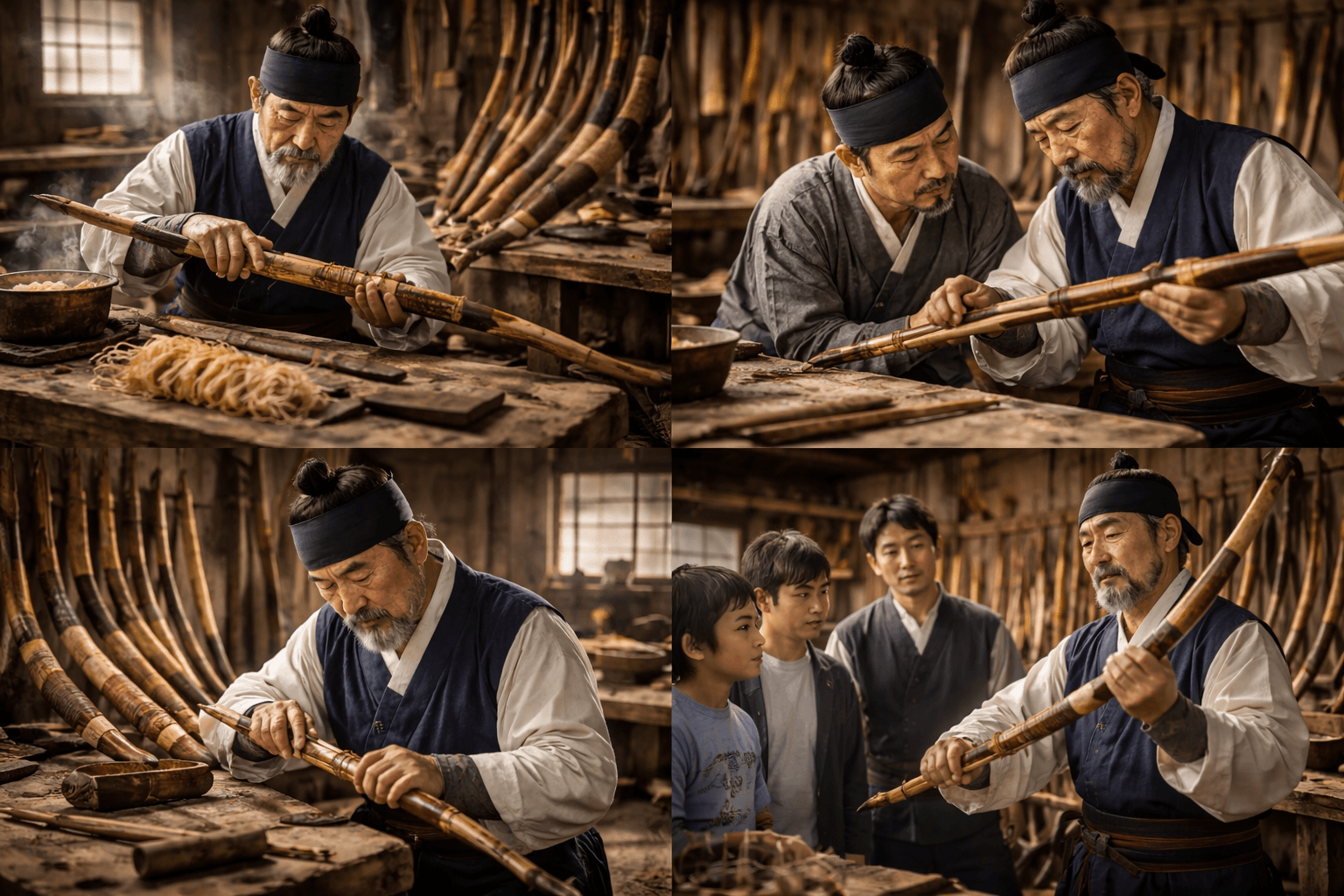 전통 활 제작 장인 이야기