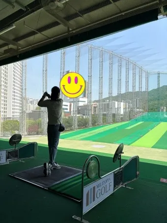 골프연습장 활용법 타석선택 레인지볼 루틴 구성_10