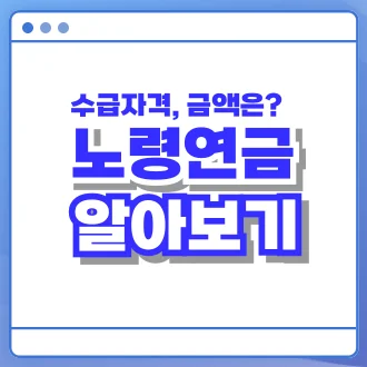 노령연금 수급자격