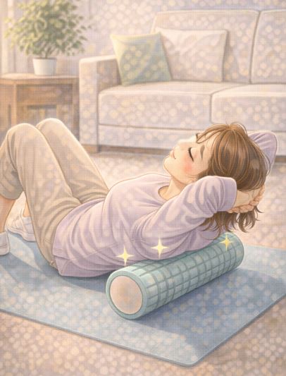 등 윗부분이 뻣뻣할 때 스트레스 반응 가능성