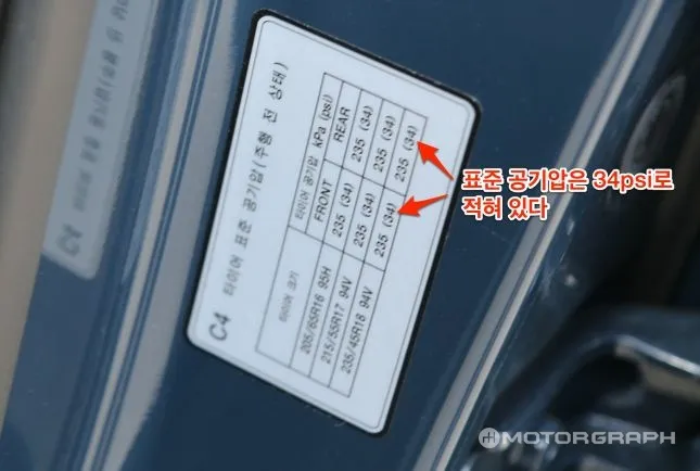 타이어 공기압 적정 범위 완벽정리 안내_6