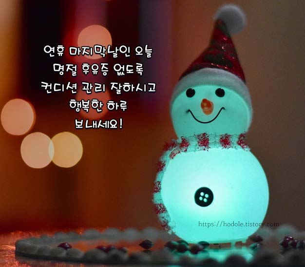 설날 대체공휴일 인사말