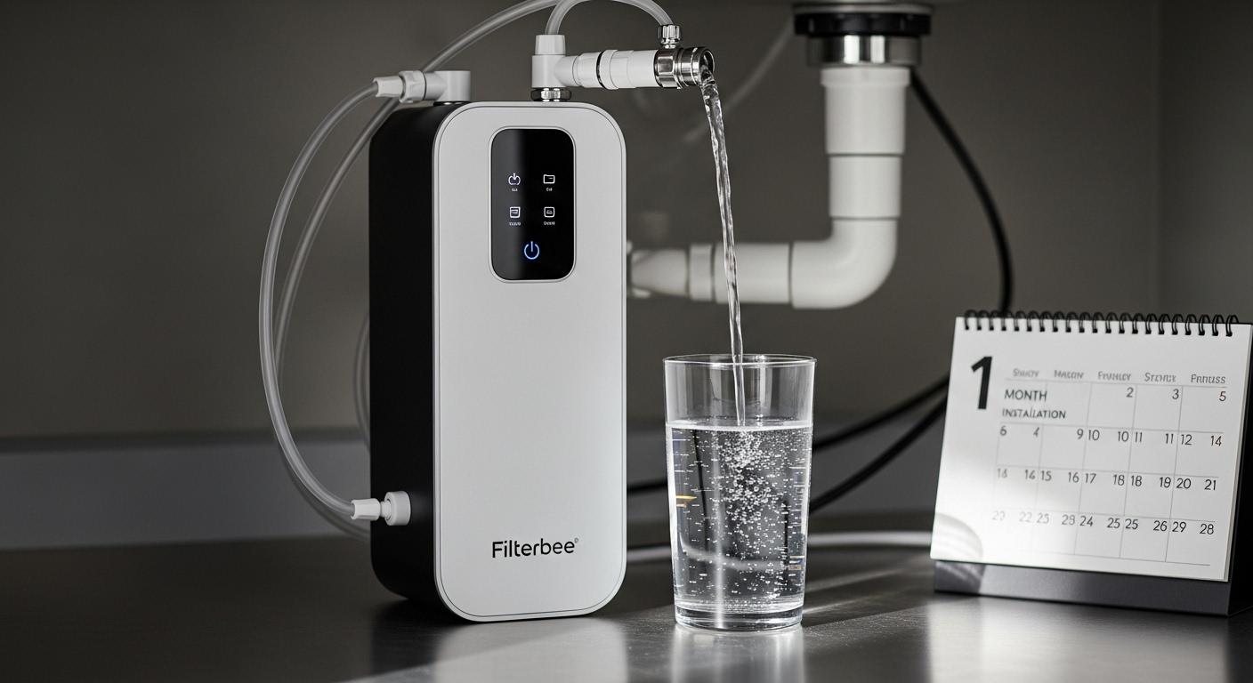 필터비 직수형 정수기 1달 사용 후기