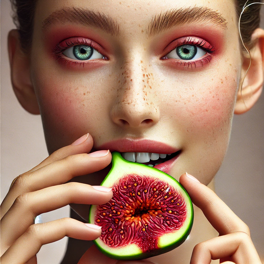 여성-건강에-좋은 무화과-먹는-여자