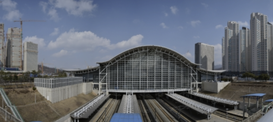 지하철 역세권 모습