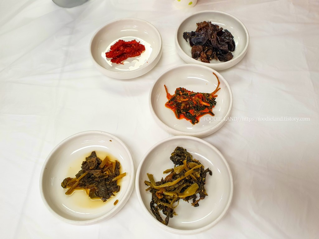 설악산 맛집 반찬