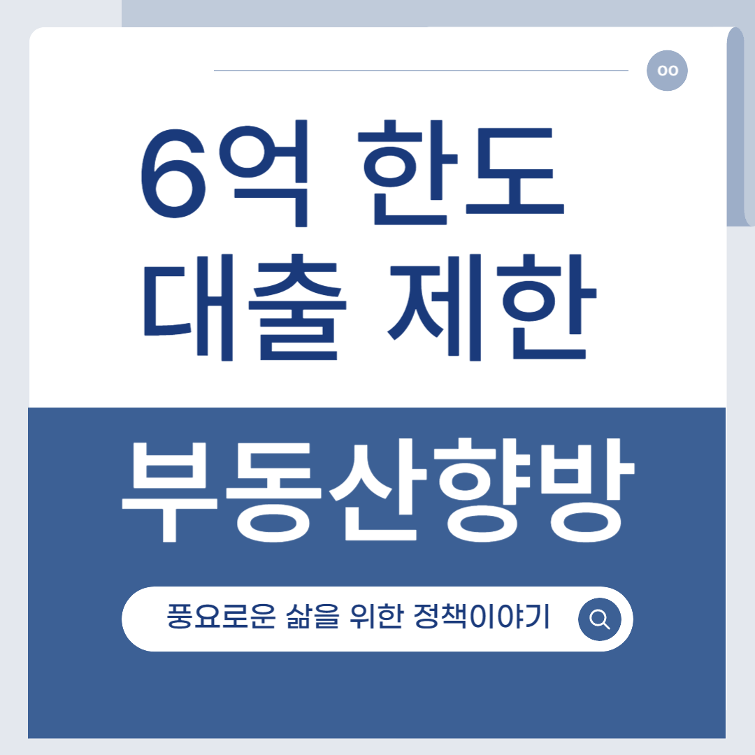 6억 한도 대출제한