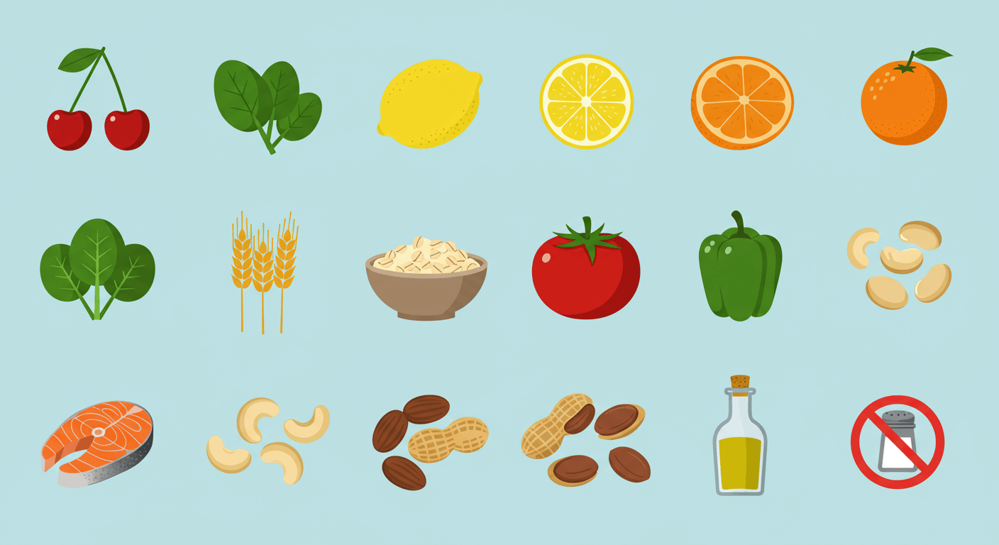 식단으로 혈압 조절하기