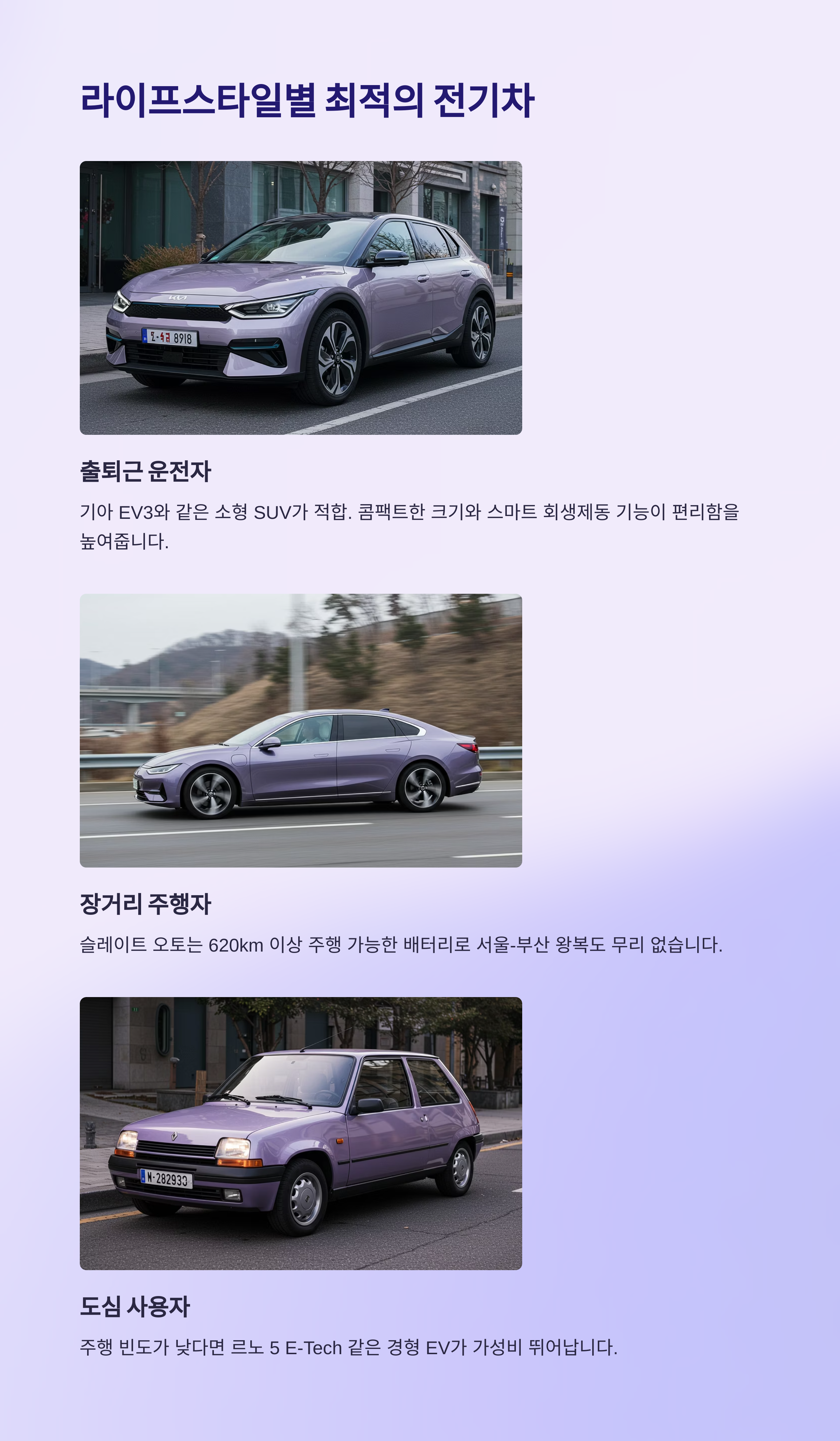 전기차와 내연기관차 정비비 비교 그래프