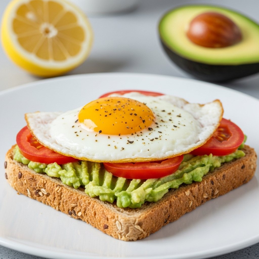 아보카도 오픈 샌드위치로 하루를 시작해보세요