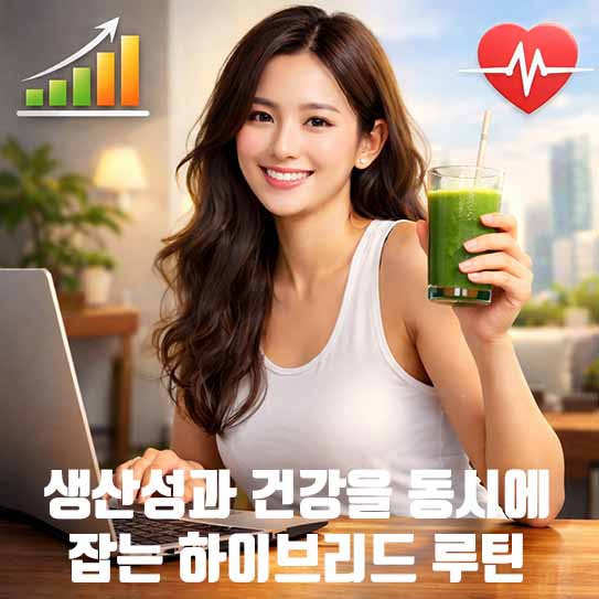 하이브리드 루틴, 생산성 향상, 건강 관리, 워라밸, 번아웃 방지, 스마트 워크, 자기 관리, 생활 습관 개선, 개인화 루틴, 트렌드
