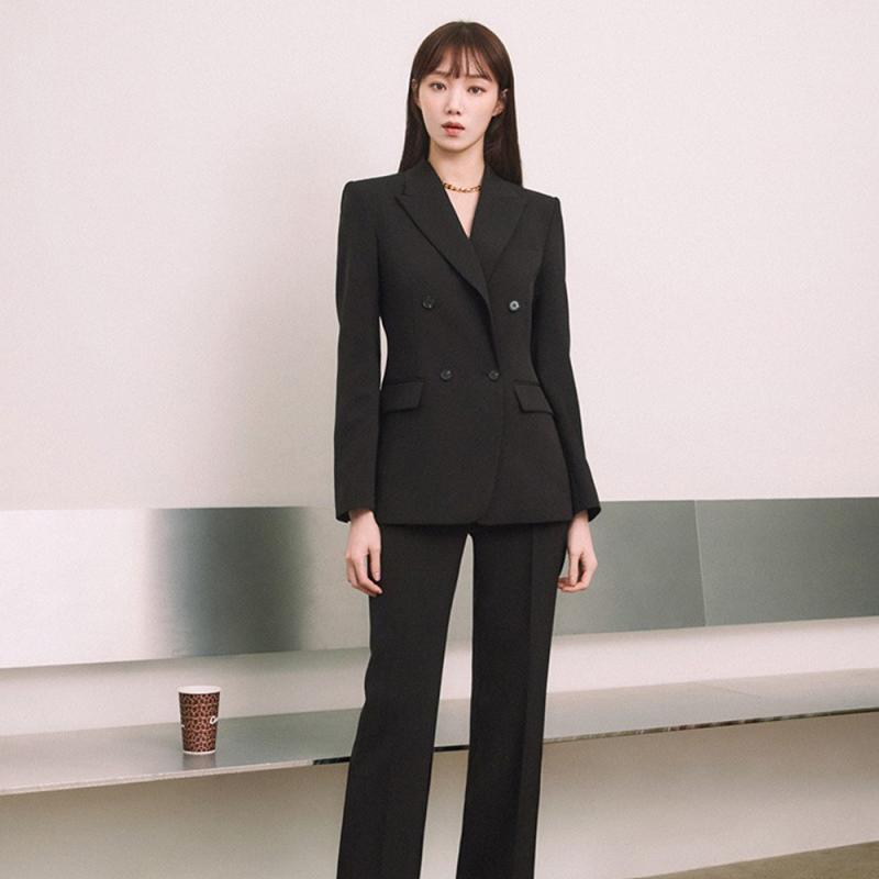 홈쇼핑상품 SET 더엣지여성더블수트셋업 WXBJ2G01SET