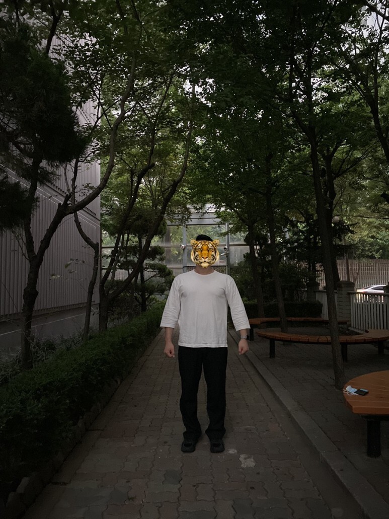 데일리룩(오뭘입)_무신사스탠다드 하프 티셔츠, 무신사스탠다드 와이드 팬츠, 아식스 조그 100, 스타일링, OOTD