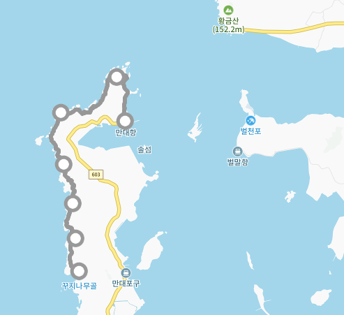 태안군 관광명소 가볼만한곳 걷기좋은 둘레길 서해랑길 70, 71, 72코스