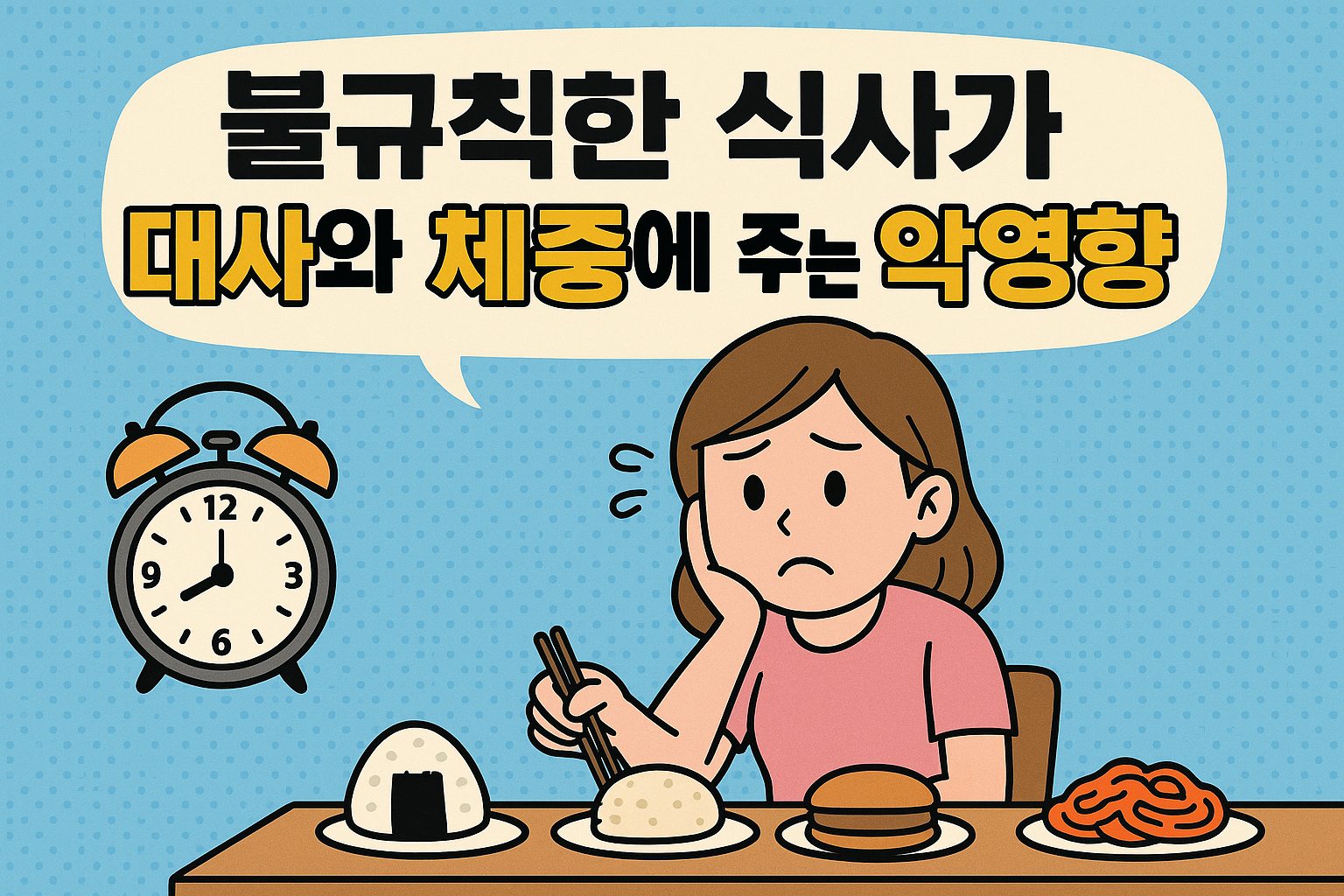 불규칙한 식사가 대사와 체중에 주는 악영향 관련사진