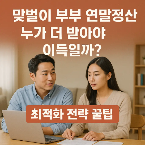 썸네일-맞벌이 부부 연말 정산 꿀팁
