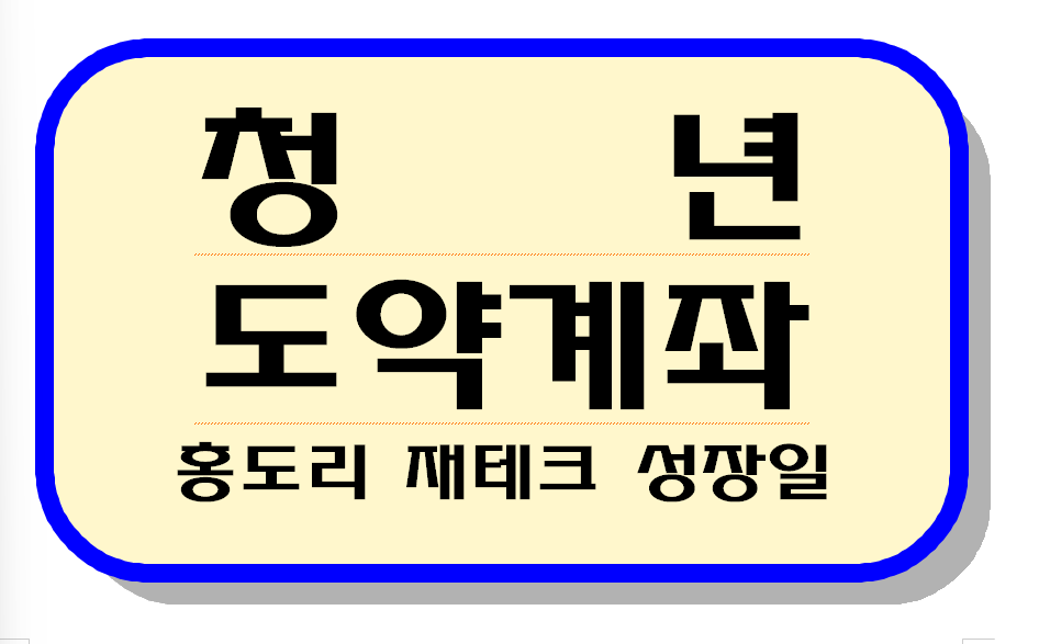 청년도약계좌 텍스트 이미지