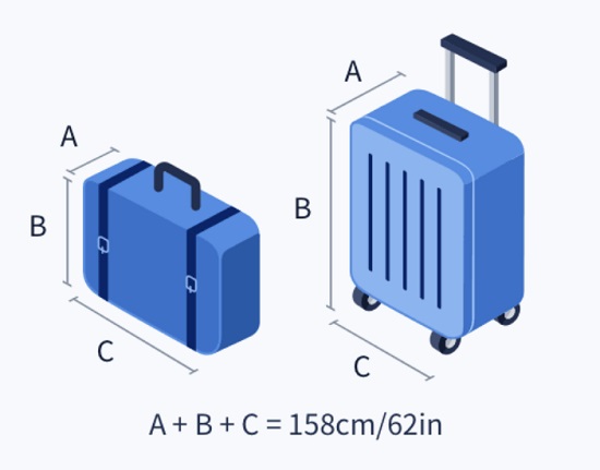 항공 여행 무료 수하물 허용 기준 - 기내 반입 여행 캐리어 무게 크기는