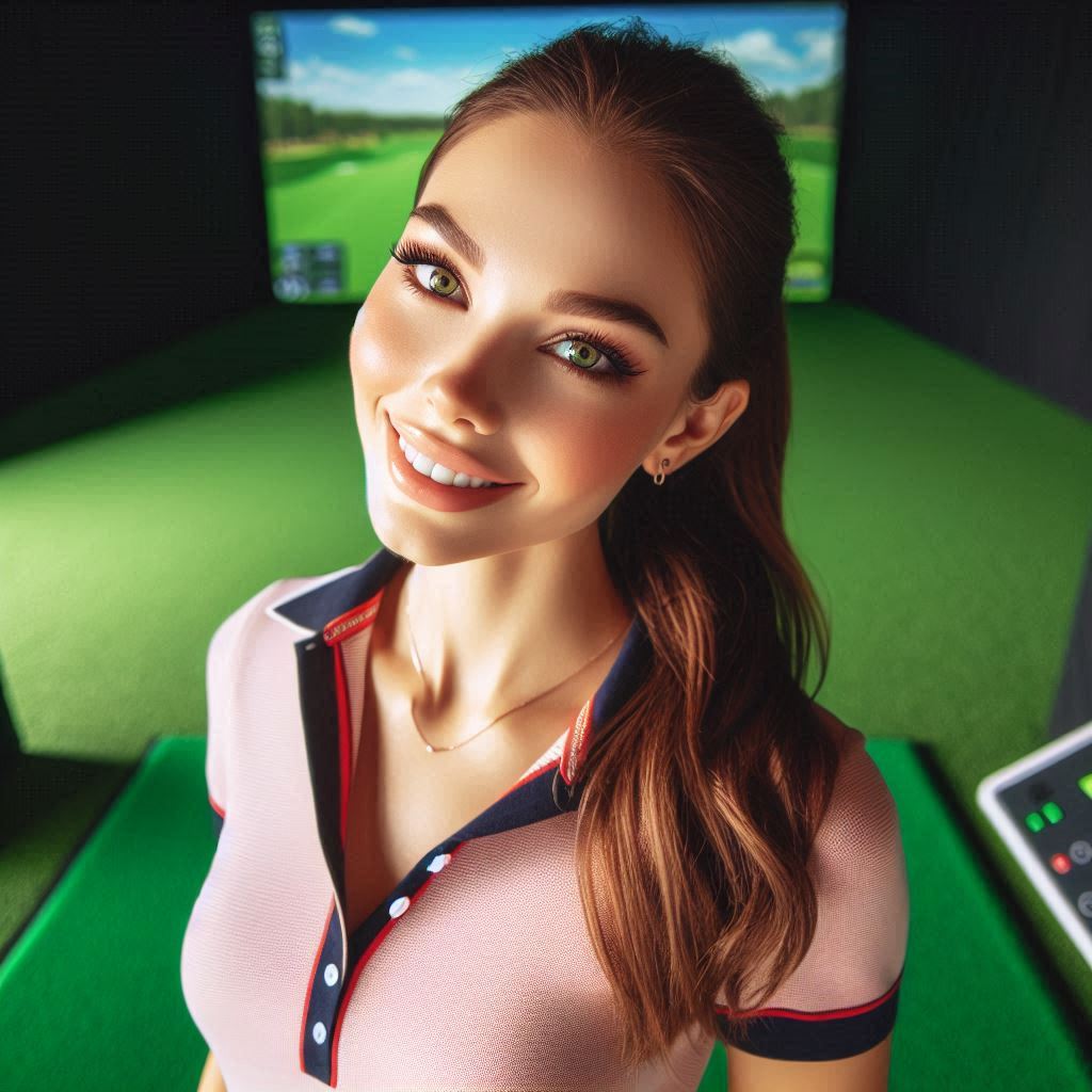 스크린골프장 배경