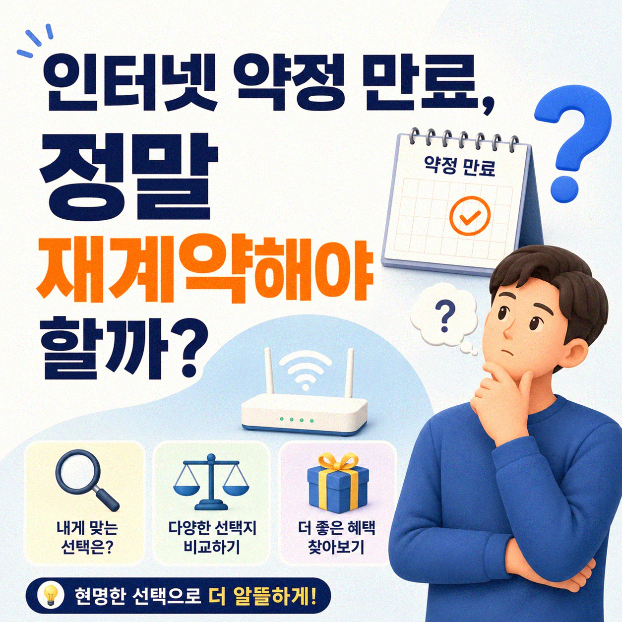 인터넷 약정 곧 끝나는데, 재계약 꼭 해야 할까