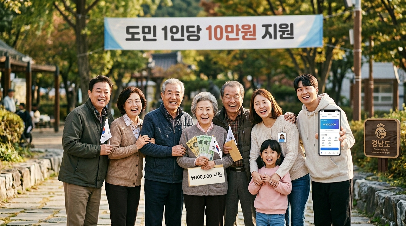 경남도민 생활지원금 1인 10만원 신청방법 총정리