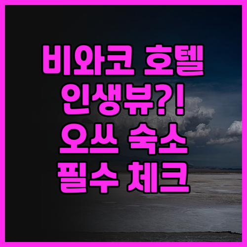 비와코 호텔 후기 및 오쓰 지역 호텔..