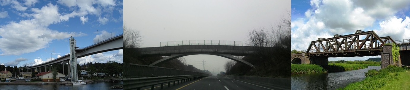 거더교, 라멘교, 트러스교 3가지 사진 캡쳐 화면