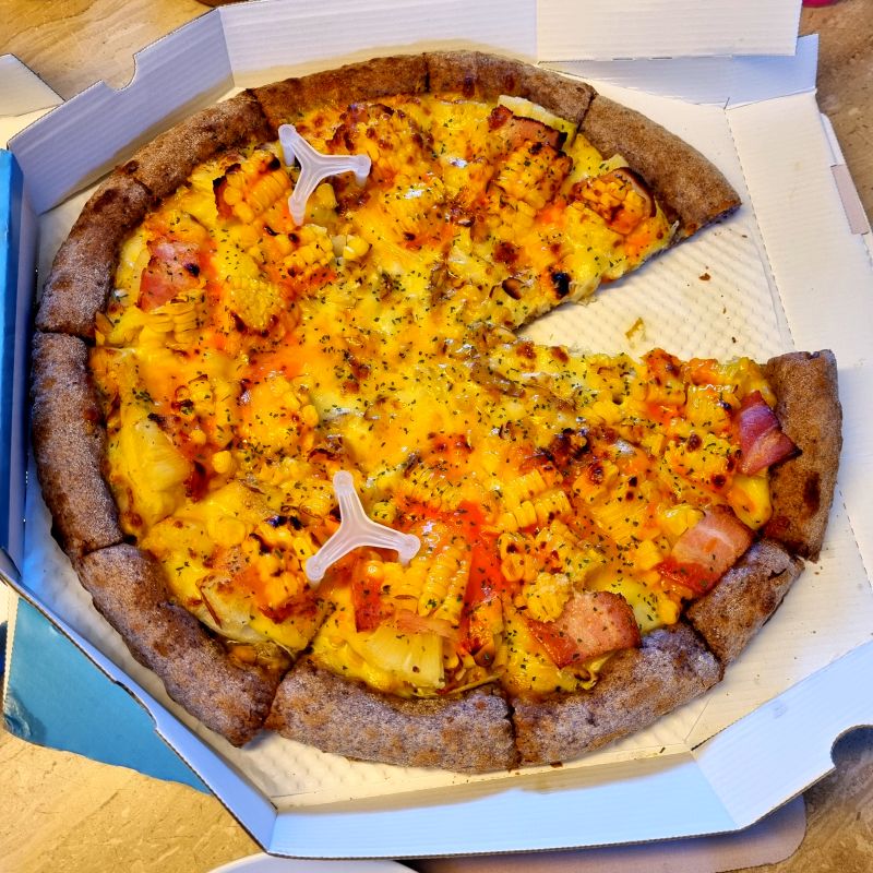 피자-알볼로-옥수수피자-한판