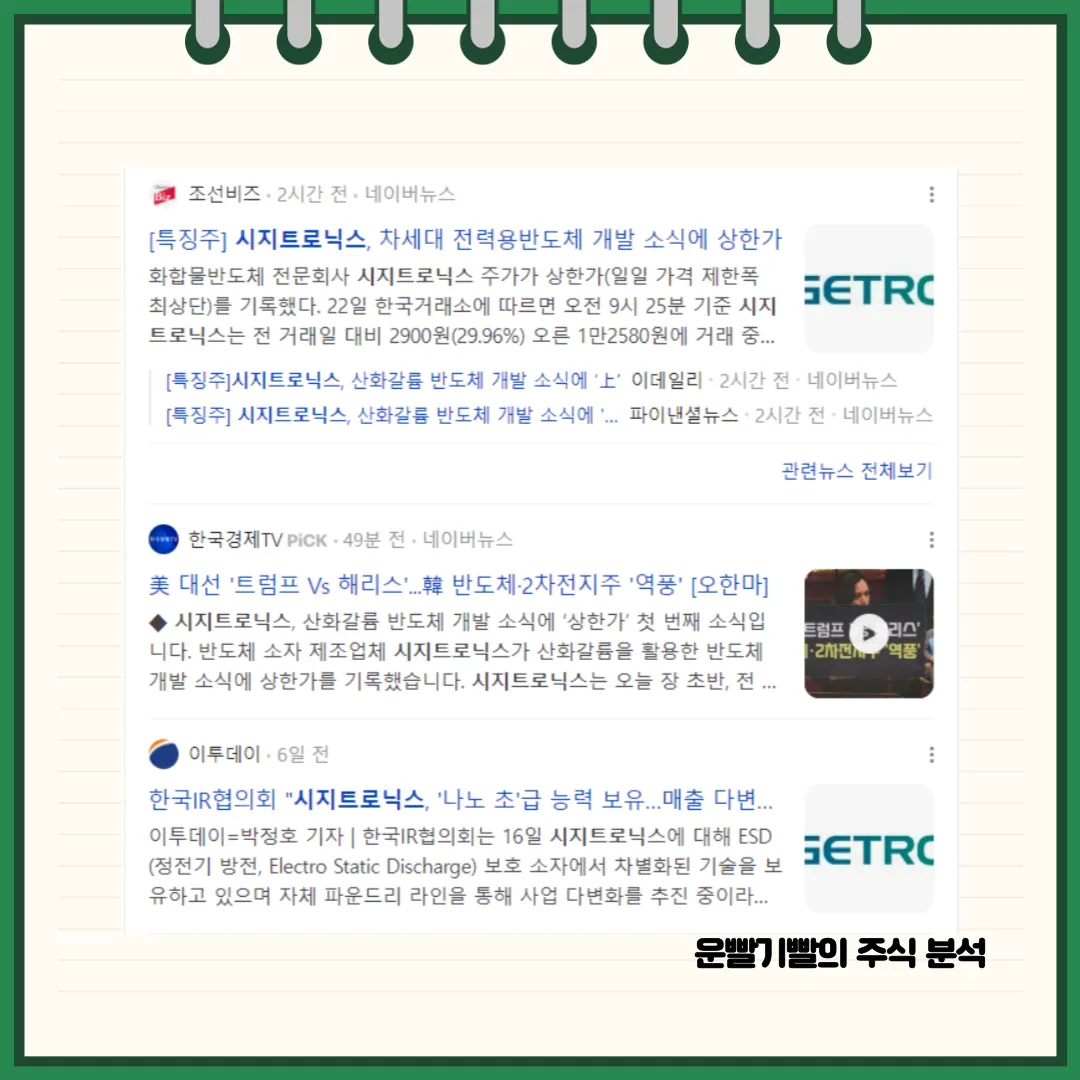 시지트로닉스 뉴스