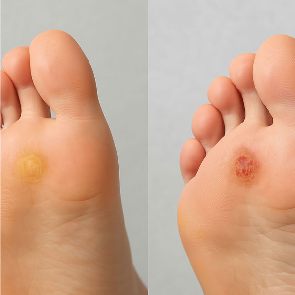 티눈 없애는 방법 - 사마귀와 비교, 공통점 및 차이점