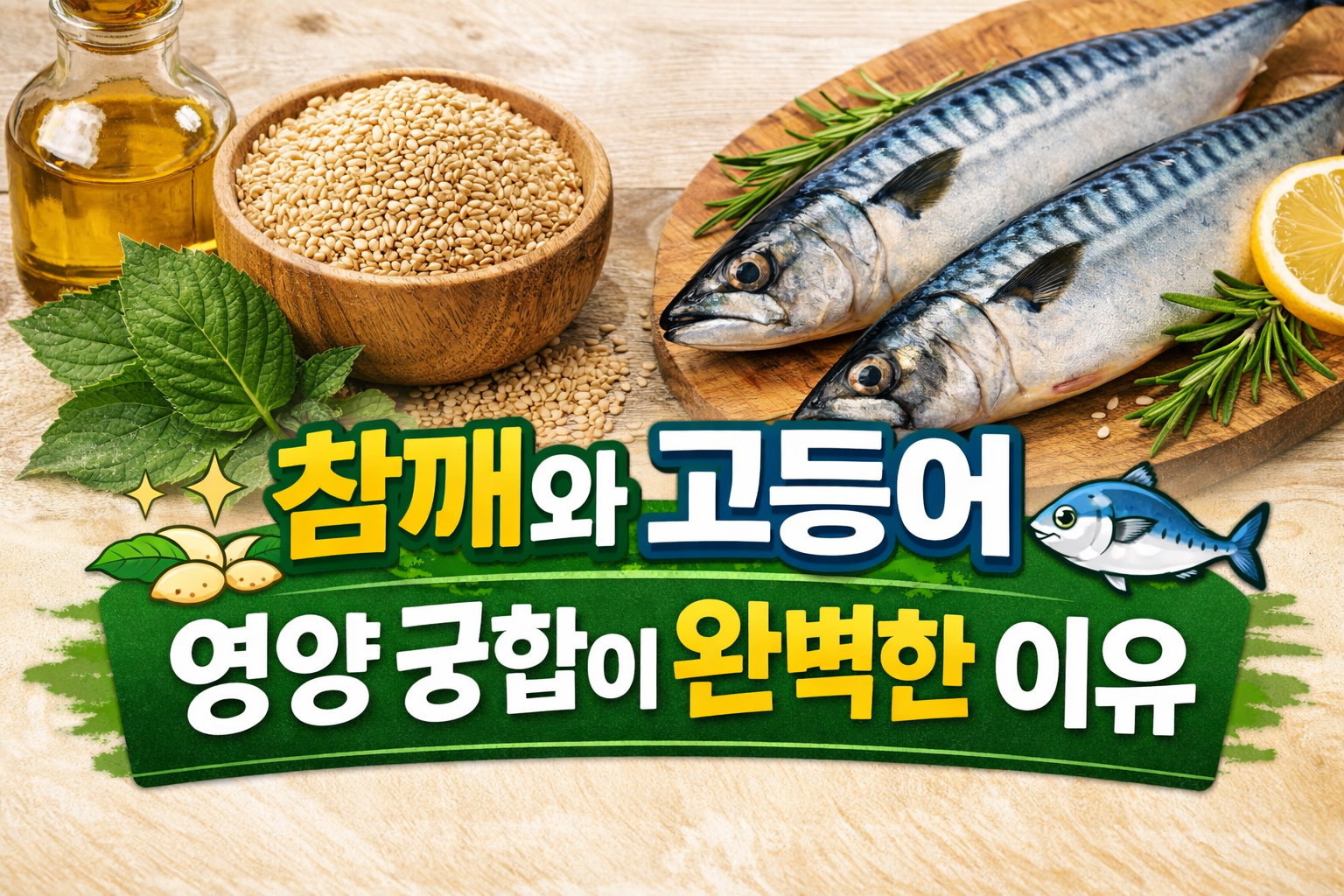 참깨와 고등어